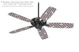 Locknodes 01 Pink - Ceiling Fan Skin Kit fits most 52 inch fans (FAN and BLADES SOLD SEPARATELY)