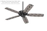 Locknodes 02 Chocolate Brown - Ceiling Fan Skin Kit fits most 52 inch fans (FAN and BLADES SOLD SEPARATELY)