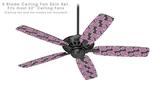 Locknodes 02 Hot Pink (Fuchsia) - Ceiling Fan Skin Kit fits most 52 inch fans (FAN and BLADES SOLD SEPARATELY)