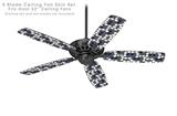 Locknodes 04 Navy Blue - Ceiling Fan Skin Kit fits most 52 inch fans (FAN and BLADES SOLD SEPARATELY)