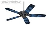 Bokeh Hearts Blue - Ceiling Fan Skin Kit fits most 52 inch fans (FAN and BLADES SOLD SEPARATELY)