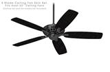 Diamond Plate Metal 02 Black - Ceiling Fan Skin Kit fits most 52 inch fans (FAN and BLADES SOLD SEPARATELY)