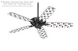 Face Dark Purple - Ceiling Fan Skin Kit fits most 52 inch fans (FAN and BLADES SOLD SEPARATELY)