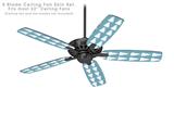 Winter Trees Blue - Ceiling Fan Skin Kit fits most 52 inch fans (FAN and BLADES SOLD SEPARATELY)