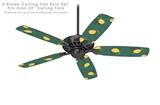 Lemon Green - Ceiling Fan Skin Kit fits most 52 inch fans (FAN and BLADES SOLD SEPARATELY)