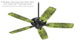 Folder Doodles Sage Green - Ceiling Fan Skin Kit fits most 52 inch fans (FAN and BLADES SOLD SEPARATELY)