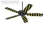 Smileys on Black - Ceiling Fan Skin Kit fits most 52 inch fans (FAN and BLADES SOLD SEPARATELY)