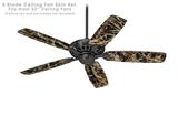 WraptorCamo Grassy Marsh Dark Gray 5 Scale - Ceiling Fan Skin Kit fits most 52 inch fans (FAN and BLADES SOLD SEPARATELY)