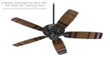 Wooden Barrel - Ceiling Fan Skin Kit fits most 52 inch fans (FAN and BLADES SOLD SEPARATELY)