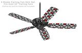 XO Hearts - Ceiling Fan Skin Kit fits most 52 inch fans (FAN and BLADES SOLD SEPARATELY)