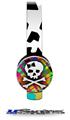 Rainbow Plaid Skull Decal Style Skin (fits Sol Republic Tracks Headphones - HEADPHONES NOT INCLUDED) 