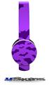 Deathrock Bats Purple Decal Style Skin (fits Sol Republic Tracks Headphones - HEADPHONES NOT INCLUDED) 