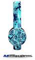 Scene Kid Sketches Blue Decal Style Skin (fits Sol Republic Tracks Headphones - HEADPHONES NOT INCLUDED) 