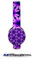 Daisies Purple Decal Style Skin (fits Sol Republic Tracks Headphones - HEADPHONES NOT INCLUDED) 