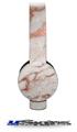 Rose Gold Gilded Marble Decal Style Skin (fits Sol Republic Tracks Headphones - HEADPHONES NOT INCLUDED)