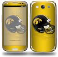 Iowa Hawkeyes Helmet - Decal Style Skin (fits Samsung Galaxy S III S3)