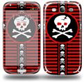 Skull Cross - Decal Style Skin (fits Samsung Galaxy S III S3)