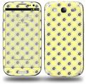 Kearas Daisies Yellow - Decal Style Skin (fits Samsung Galaxy S III S3)