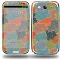 Flowers Pattern 03 - Decal Style Skin (fits Samsung Galaxy S III S3)