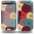 Flowers Pattern 04 - Decal Style Skin (fits Samsung Galaxy S III S3)