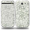 Flowers Pattern 05 - Decal Style Skin (fits Samsung Galaxy S III S3)