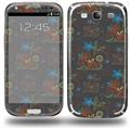 Flowers Pattern 07 - Decal Style Skin (fits Samsung Galaxy S III S3)