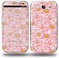 Flowers Pattern 12 - Decal Style Skin (fits Samsung Galaxy S III S3)