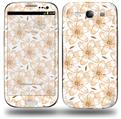 Flowers Pattern 15 - Decal Style Skin (fits Samsung Galaxy S III S3)