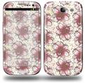 Flowers Pattern 23 - Decal Style Skin (fits Samsung Galaxy S III S3)