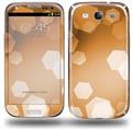 Bokeh Hex Orange - Decal Style Skin (fits Samsung Galaxy S III S3)