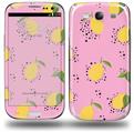 Lemon Pink - Decal Style Skin (fits Samsung Galaxy S III S3)