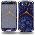 Linear Cosmos Blue - Decal Style Skin compatible with Samsung Galaxy S III S3