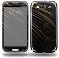 Dark Palm Leaves - Decal Style Skin compatible with Samsung Galaxy S III S3