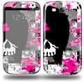 Scene Girl Skull - Decal Style Skin (fits Samsung Galaxy S III S3)