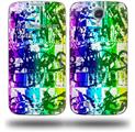 Rainbow Graffiti - Decal Style Skin (fits Samsung Galaxy S IV S4)