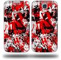 Red Graffiti - Decal Style Skin (fits Samsung Galaxy S IV S4)