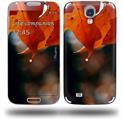Fall Oranges - Decal Style Skin (fits Samsung Galaxy S IV S4)