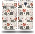 Elephant Love - Decal Style Skin (fits Samsung Galaxy S IV S4)