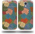 Flowers Pattern 01 - Decal Style Skin (fits Samsung Galaxy S IV S4)