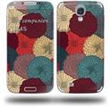 Flowers Pattern 04 - Decal Style Skin (fits Samsung Galaxy S IV S4)