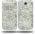 Flowers Pattern 05 - Decal Style Skin (fits Samsung Galaxy S IV S4)