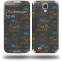 Flowers Pattern 07 - Decal Style Skin (fits Samsung Galaxy S IV S4)