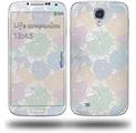 Flowers Pattern 10 - Decal Style Skin (fits Samsung Galaxy S IV S4)
