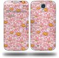 Flowers Pattern 12 - Decal Style Skin (fits Samsung Galaxy S IV S4)