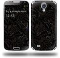 Fall Pink Brown - Decal Style Skin (fits Samsung Galaxy S IV S4)