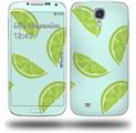 Limes Blue - Decal Style Skin compatible with Samsung Galaxy S IV S4