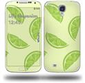 Limes Yellow - Decal Style Skin compatible with Samsung Galaxy S IV S4