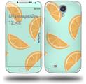 Oranges Blue - Decal Style Skin compatible with Samsung Galaxy S IV S4