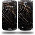Dark Palm Leaves - Decal Style Skin compatible with Samsung Galaxy S IV S4