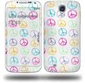 Kearas Peace Signs - Decal Style Skin (fits Samsung Galaxy S IV S4)